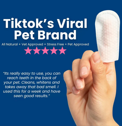 Fresh Chomp™ Pet Dental Finger Wipes