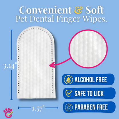 Fresh Chomp™ Pet Dental Finger Wipes